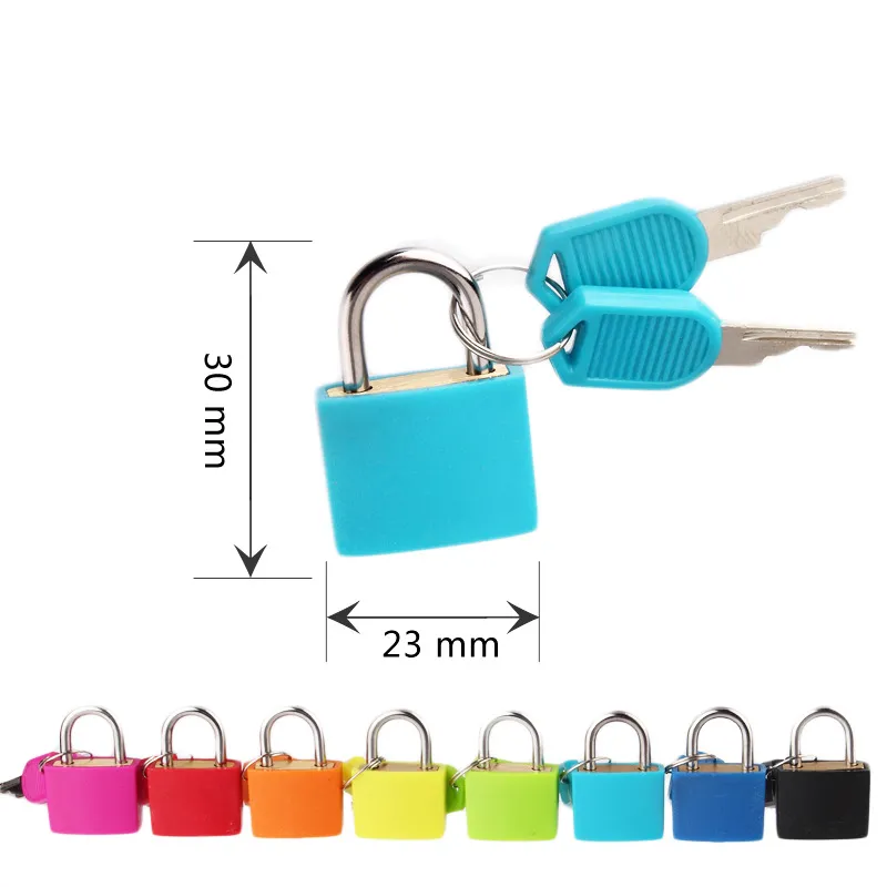 Small Mini Strong Metal Padlock Travel Suitcase Diary Book Lock