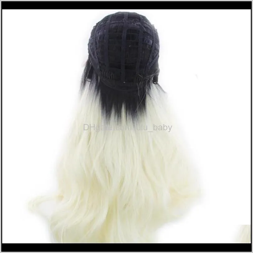 z&f beige blonde wigs for white women lace wig front 26 inch wigs for black women fit everyone fashion natural color hair