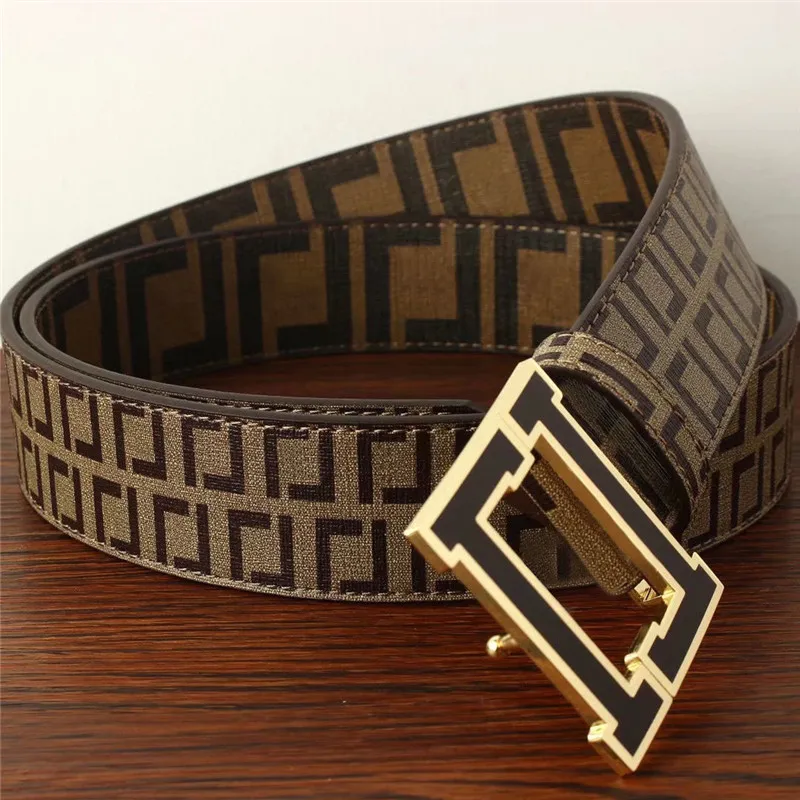 Classic Genuine Leather Belt For Men Fashion Designer Belts Mens Womens Letter Buckle Waistband Cintura Ceintures F Belt For Women Gürtel