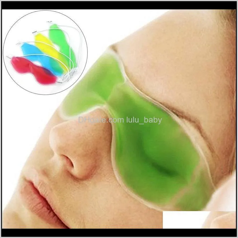 20 шт. Mix Colours Ice Eye Mask Shading Summer Ice Goggles Сбросить усталость глаз Удалить Темные круги Гель для глаз Ледяной пакет Спящие маски VM0DZ Hoyxv