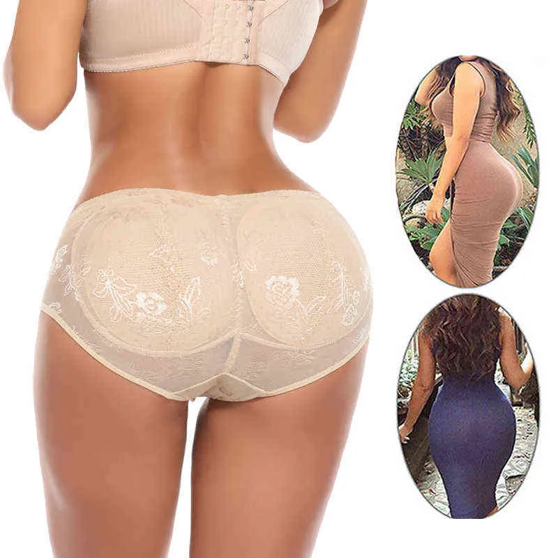 Butt Lifter Tummy Shaper Hip Enhancer Panties Fake Buttock Padded