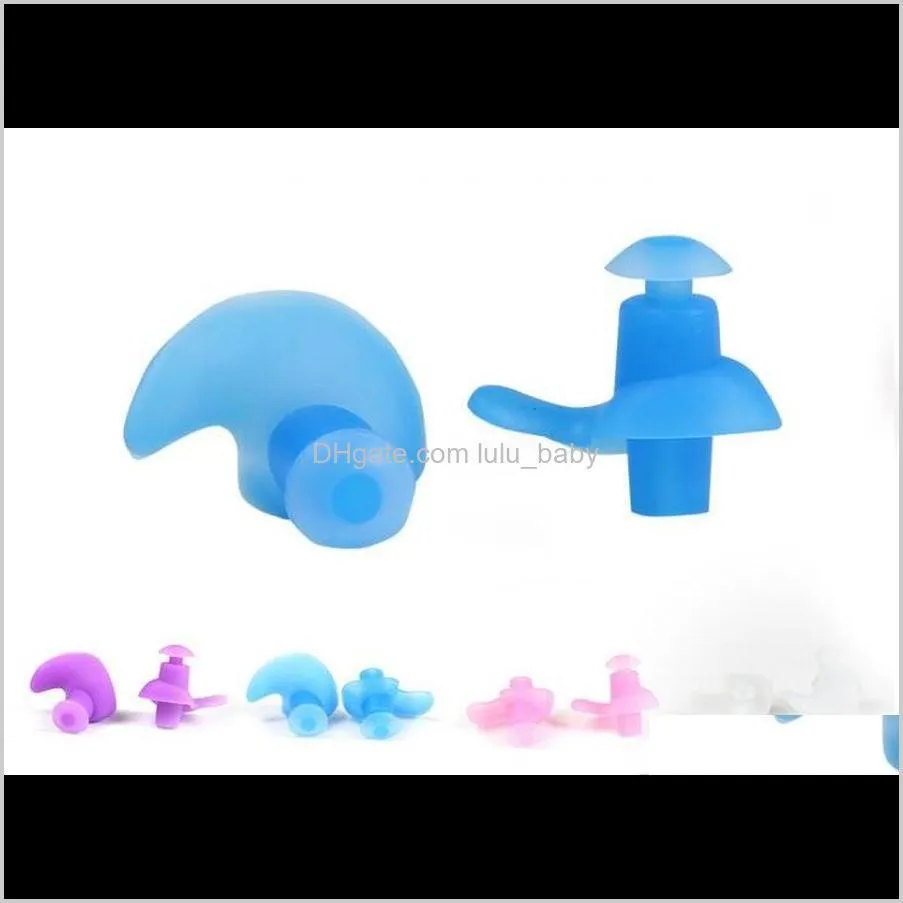 waterproof swimming professional silicone swim earplugs for adult swimmers children diving soft anti-noise ear plug