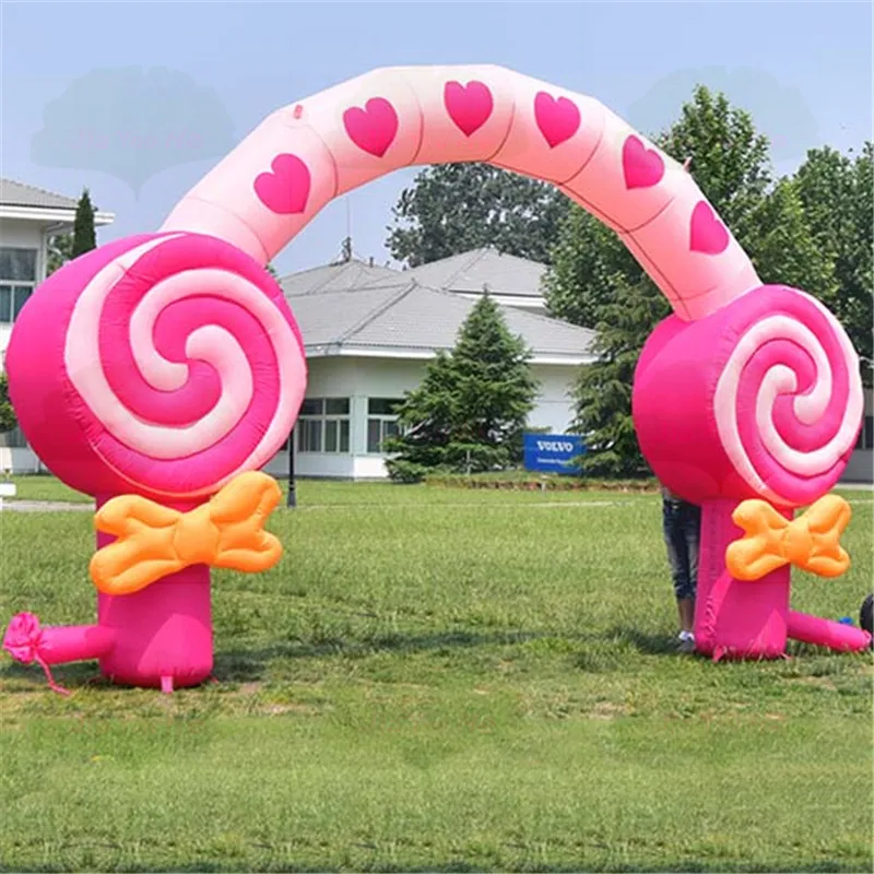 Oxford Candy Archway Balloon Balão Inflável Decoração Donut Arch Sport Start Finishing Line On Sale