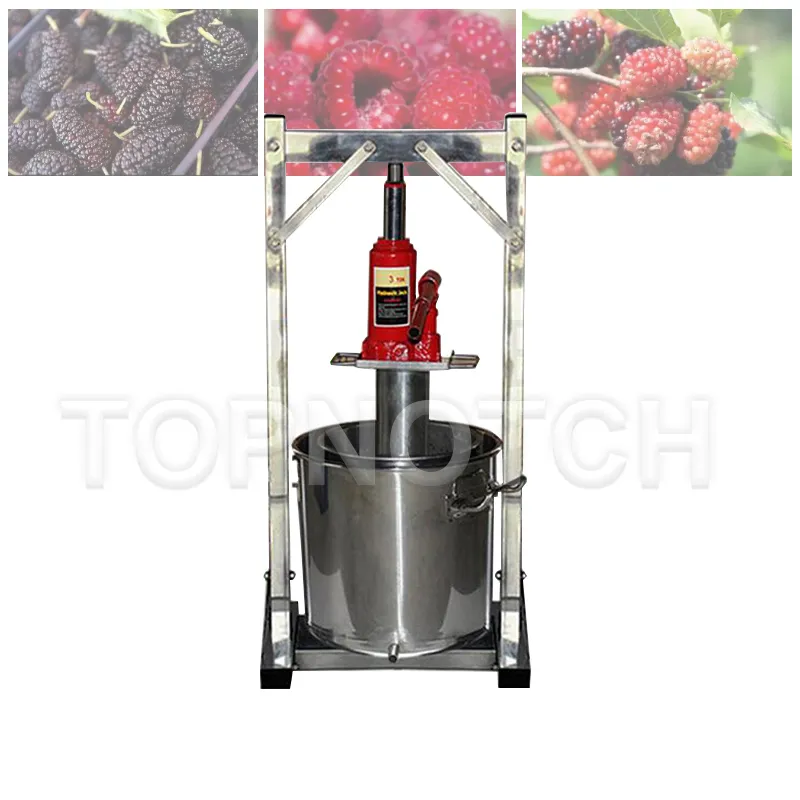 12L Ze stali nierdzewnej winogron Sokowirówki Urządzenie do filtrowania ciśnienia Maszyna do produkcji domowej maszyny