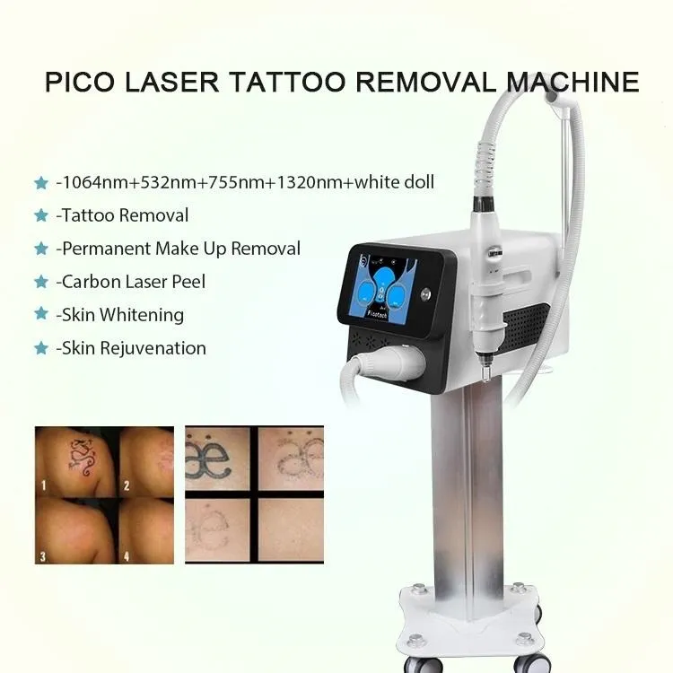 고품질 휴대용 피코 레이저 문신 제거 기계 다기능 Picotech 도구