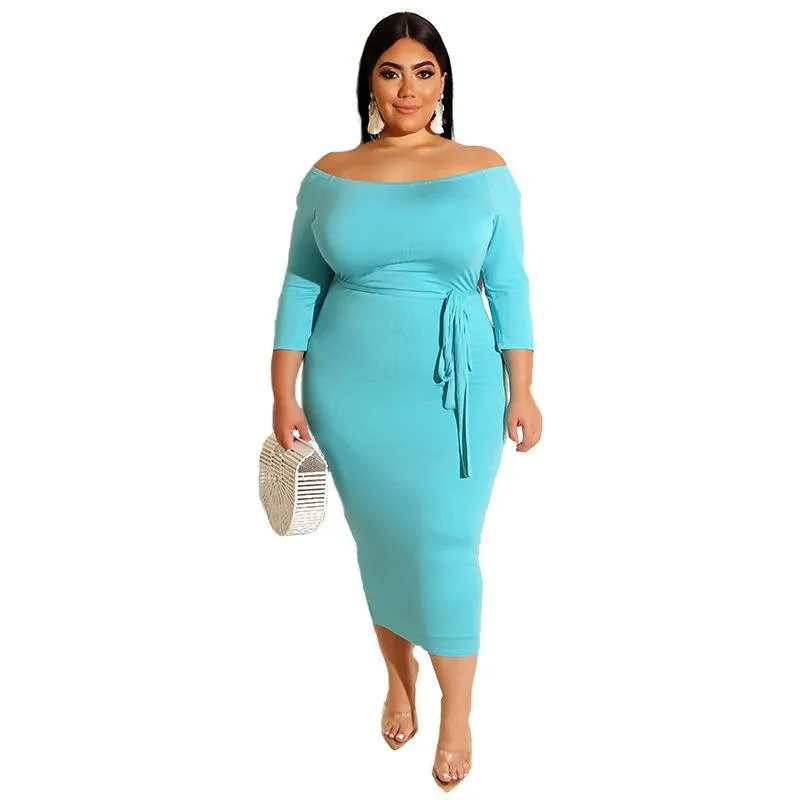 Plus size mid calf dresses 2025