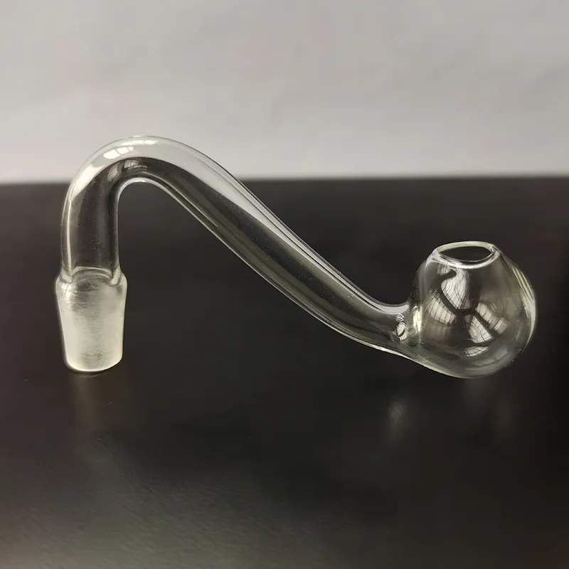 Clear 10mm Male Joint Pyrex Glass Oil Burner Pipe Glass Bowls Hookah ...