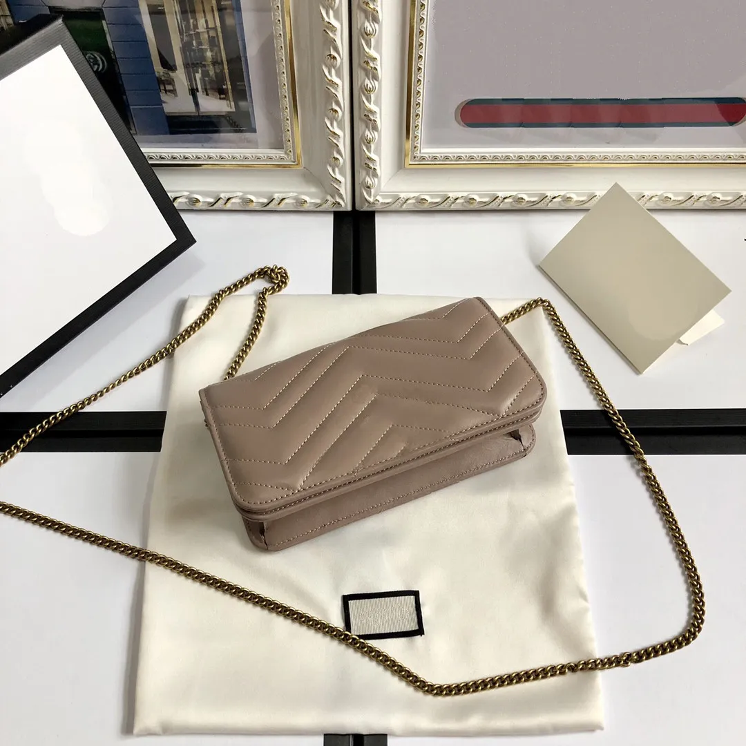 Mona_bag High quality classic shoulder bag pattern letter designer handbags women leather bags luxury famous fashion long female mini clutch purse size18cm 3colors