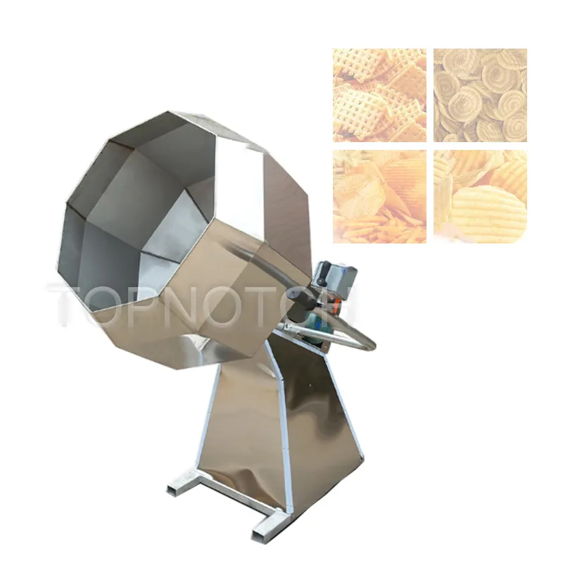 Máquina de amendoim frito Máquina de tempero Batata Chips Snack Fabricante de sabor