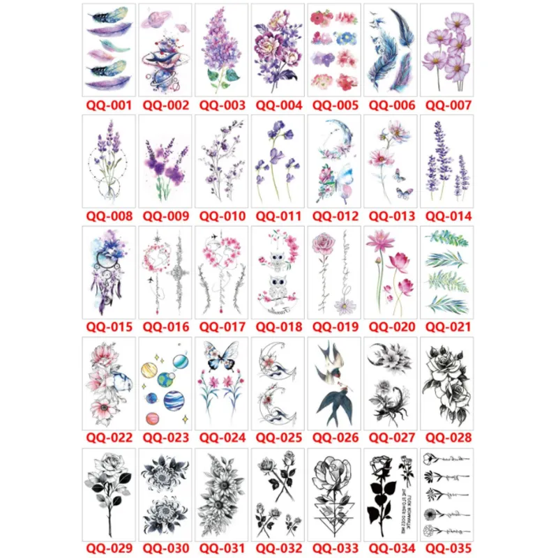 Waterproof Types Of Fake Tattoos For Kids, Adults, Men, And Women Small  Fake Tattoo Stickers From Ta2tree, $0.15