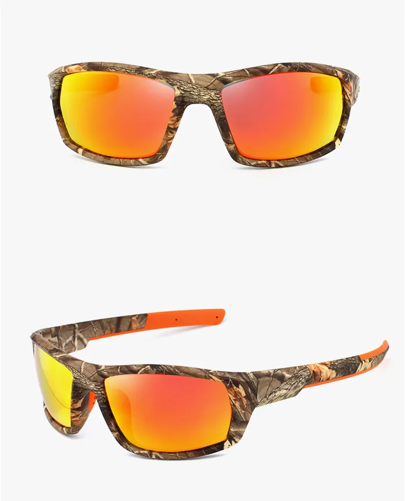 Sports sunglasses polarized LENS Camouflage frame UV400 designer women Man Higher Quality Styles 
