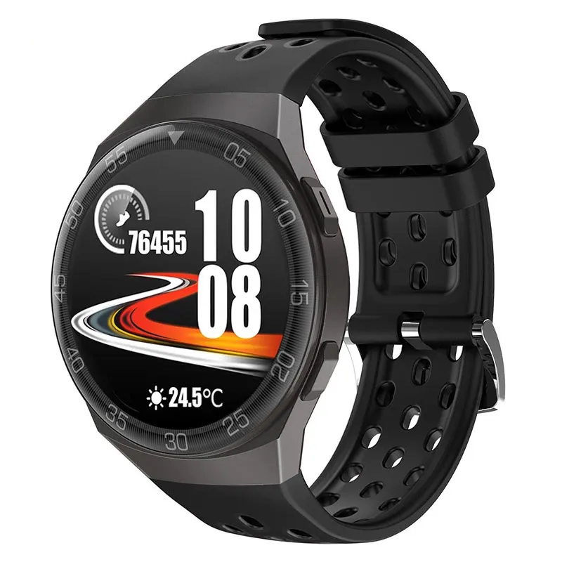 Smart Watch GT2E Mannen True Blood Oxygen Call Herinnering 2.5D Gebogen Scherm Polymeer Batterij Sportklok Horloge Fitness Armband Horloges GT 2e SmartWatch voor Dames