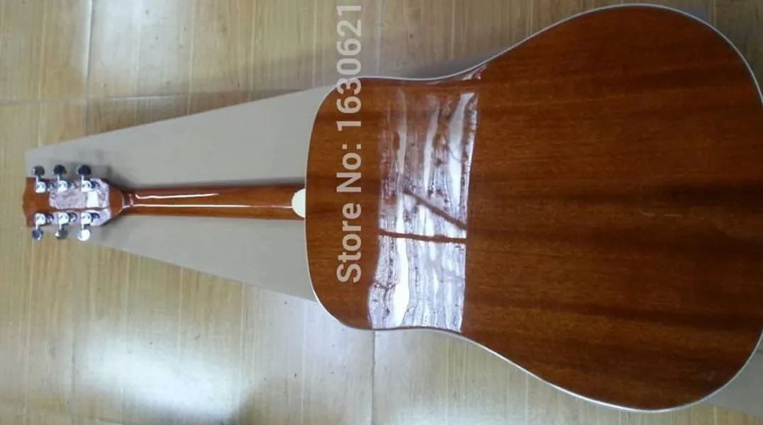 Chibson 41 Inch Humming Tobacco Sunburst Acoustic Electric Guitar