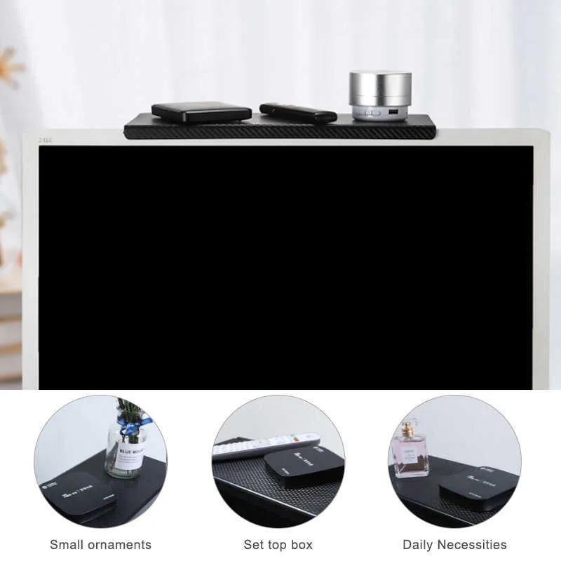 Arrangörshylla Universal TV Box Stand DVD Top Foldbar Mount Holder Router Wall Bracket Racks Tillbehör Organisation 211026265T