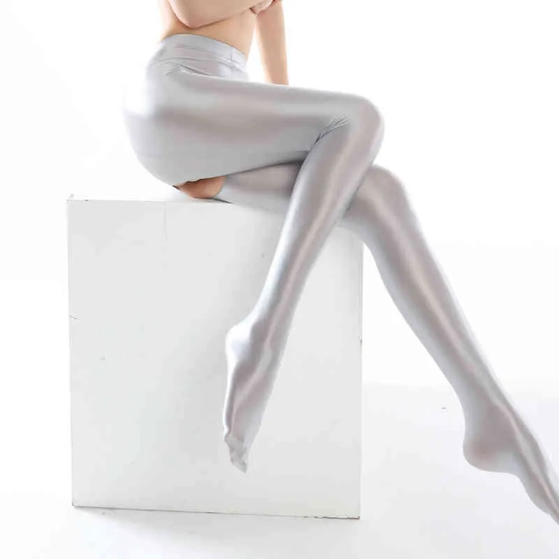 High Waist Glossy Shiny Silver Grey Silver Leggings Womens For Yoga,  Jogging, And Fitness 230505 From Kong00, $41.06