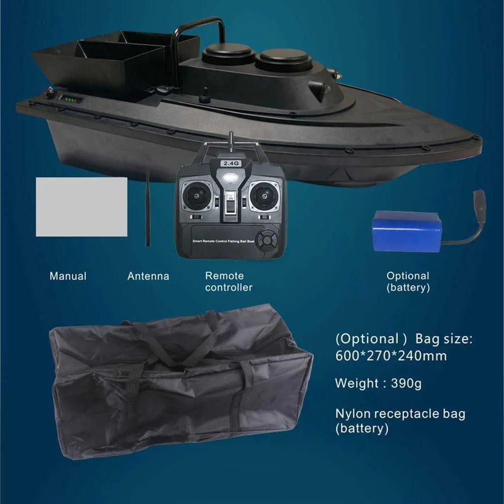 D11 Smart RC Bait Boat With Dual Motors, Rc Boat Fish Finder