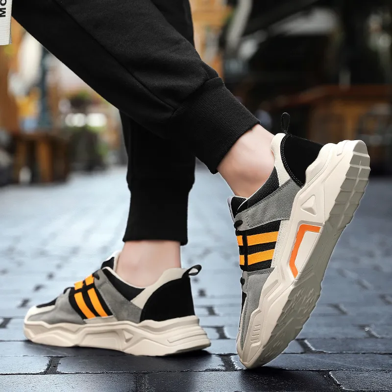 Hoge Kwaliteit 2021 Aankomst voor Mens Womens Sport Running Schoenen Groen Bruin Oranje Outdoor Mode Dad Schoen Trainers Sneakers Maat 39-44 WY09-9030