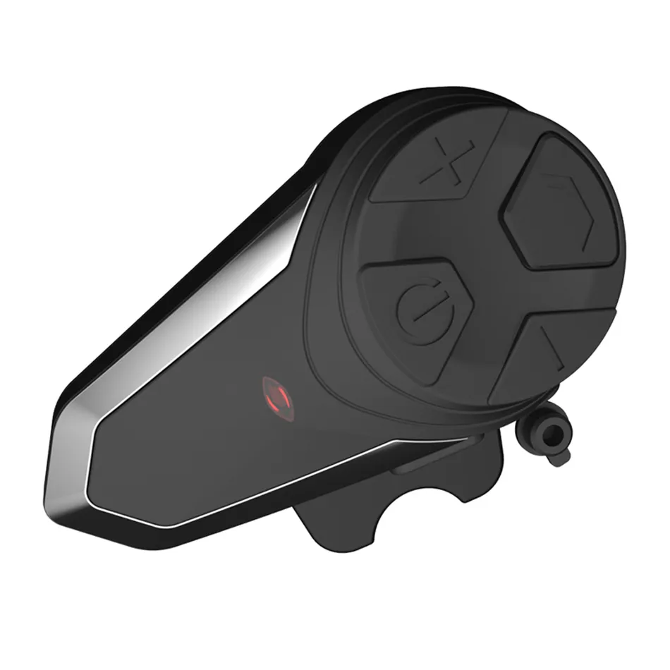 BT S3 Motorcycle Helmet Intercom Voice With Bluetooth 5.0 + EDR, FM  Headset, And Waterproof Design 1000M Range For 3 Riders From Ihammi, $36.64