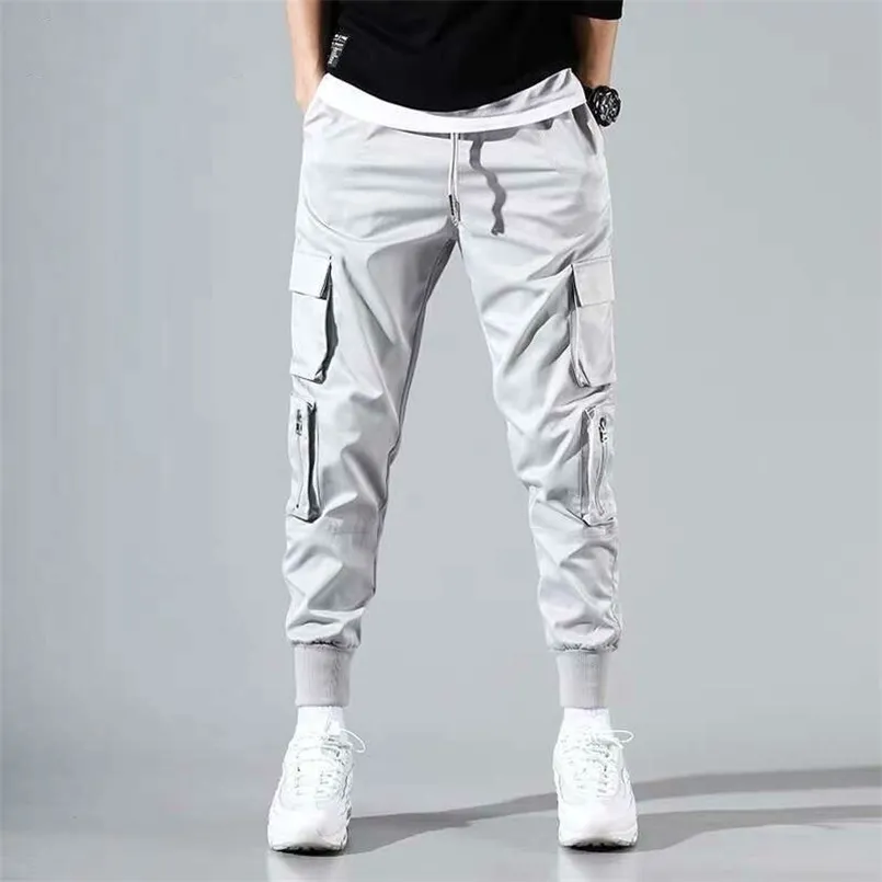 福袋 売れ残り Black Mens Cargo Joogers Streetwear Pockets With Pants Clothing