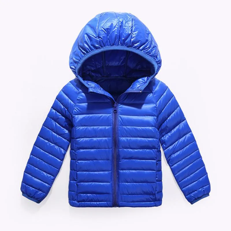 Cappotto di marca 90% piuma d'anatra leggera Ragazzi ragazze Giacche autunno inverno per bambini Capispalla fitness per bambini