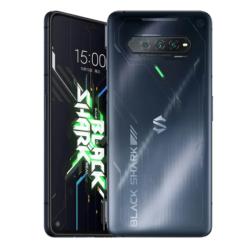 Original Xiaomi Black Shark 4S Pro 5G Mobiltelefon Gaming 16GB RAM 512GB ROM SNAPDAGON 888+ Android 6.67 "E4 Fullskärm 64.0mp HDR NFC Face ID Fingeravtryck Smart Cell Phone