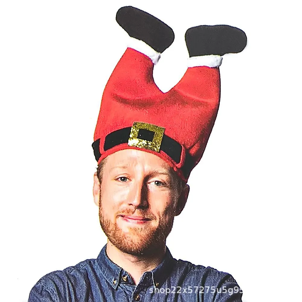 Christmas Party Santa Hat For Ugly Sweater Clown Pants Event Show