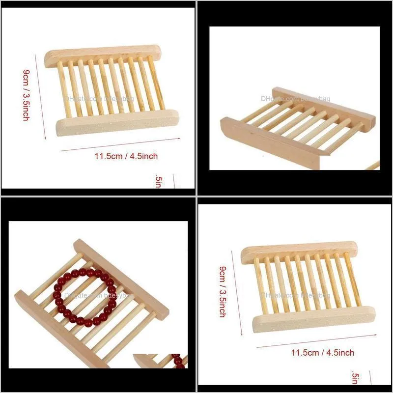 natural wooden soap dish wooden soap tray holder creative storage soap rack plate box container for bath shower bathroom supplies