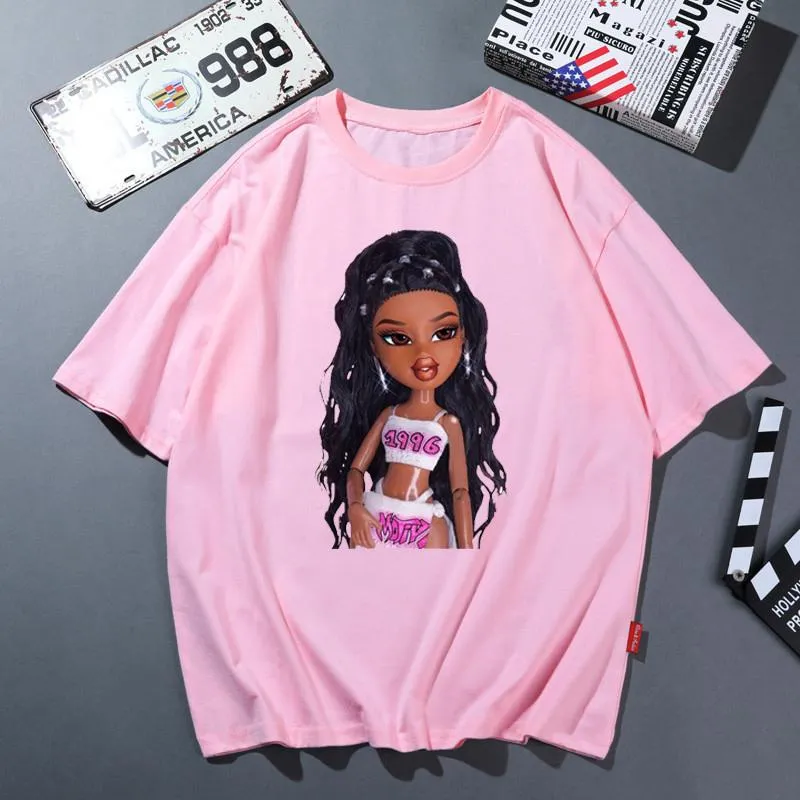 Angel Y2k Bratz T Shirt Women Vogue Summer Tops Tee Femme Harajuku