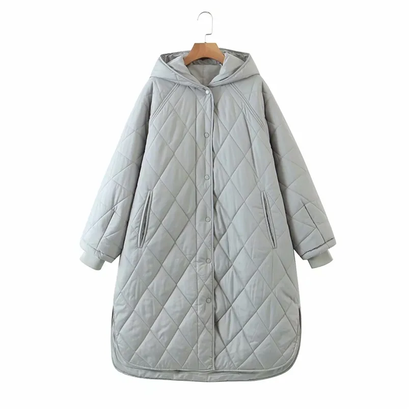 女性の冬の暖かい緩いパーカージャケットコートのコート厚いフード付き綿固体女性のファッションプラスサイズのパーカーアウターウェア210513