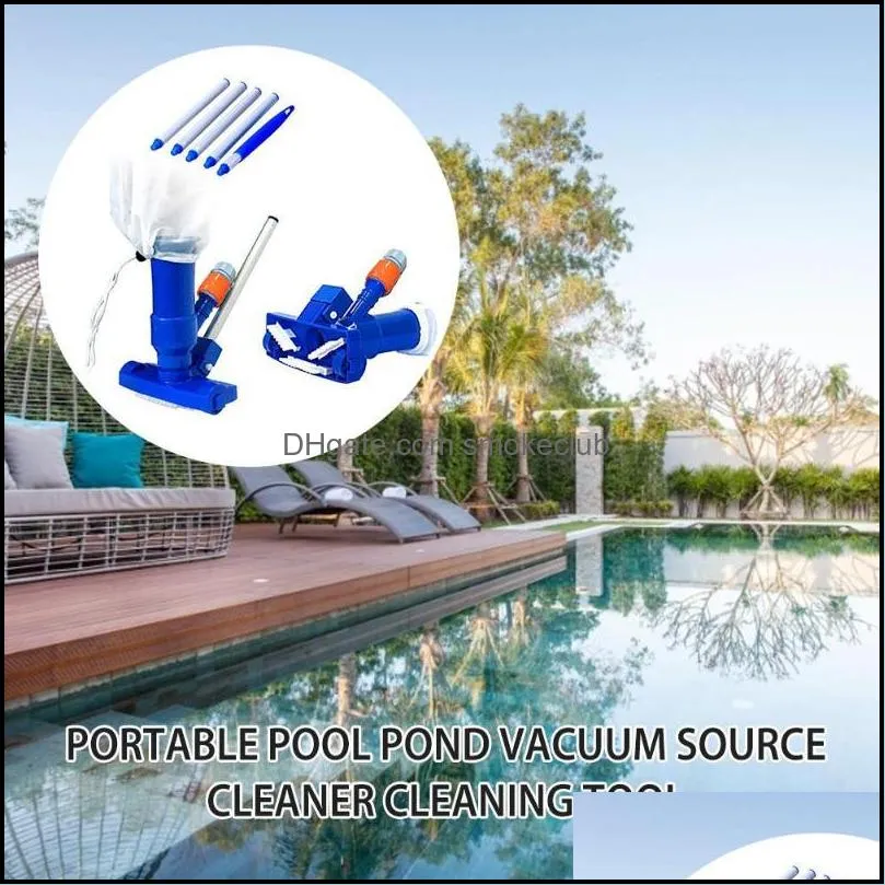 Pool & Accessories 1 Set Swimming Vacuum  Cleaner Floating Objects Cleaning Tools Suction Head Brush For Spas Ponds Fountain