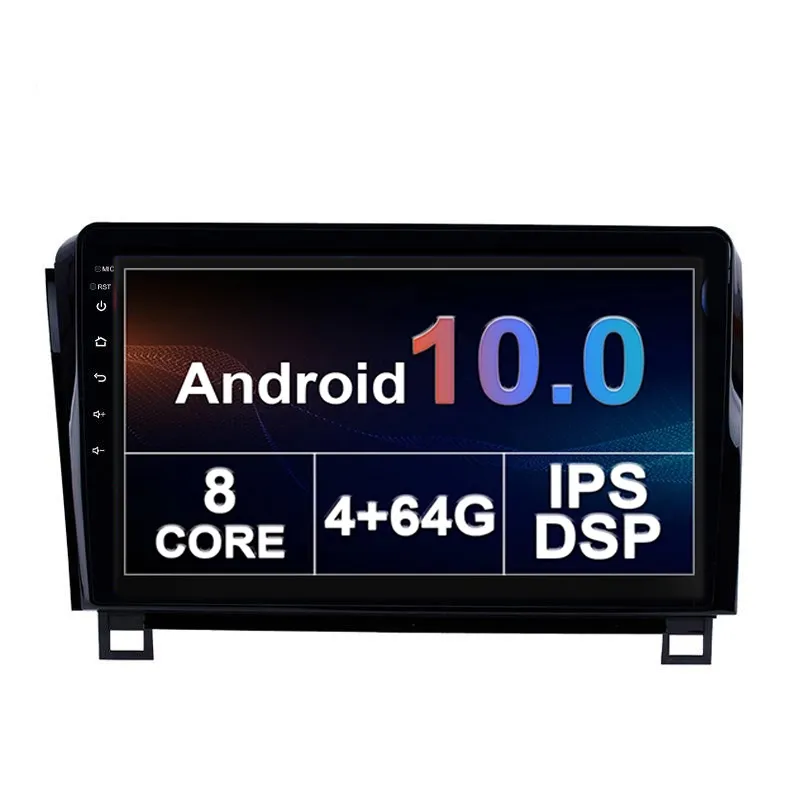 Bil DVD-spelare Video Audio Stereo 10 tum Android Radio Auto Head Unit för Toyota Sequoia 2008-2015 Multimedia GPS-navigering