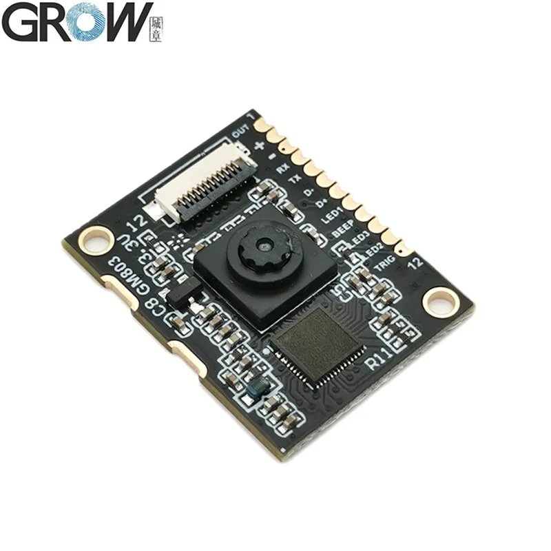 Gright GM803-S Mały DC3.3V USB / TTL232 Interfejs 5-30 cm Odległość Odczyt Moduł skanera kodów kreskowych 1D / 2D QR Kasek czytnik PDF417 dla Arduino