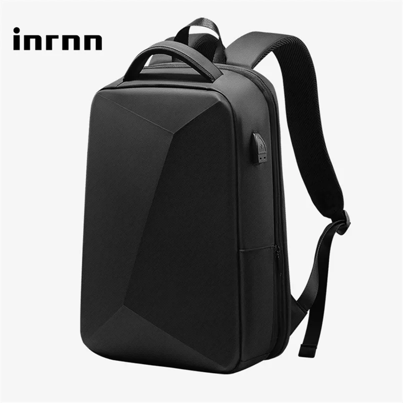 inrnn Multifunction TSA Anti Theft Men Backpack Fashion 15.6inch Laptop Backpack Male Waterproof USB Charging Travel Bag Mochila 211029