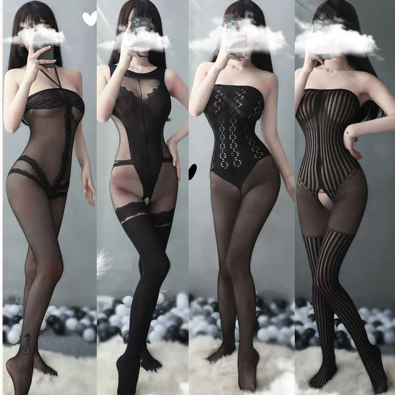 sexy lingerie hete vrouwen teddy bodysuit intiem zwart open kruis sexy ondergoed porno slang kostuums nachthemd nachtkleding kimino