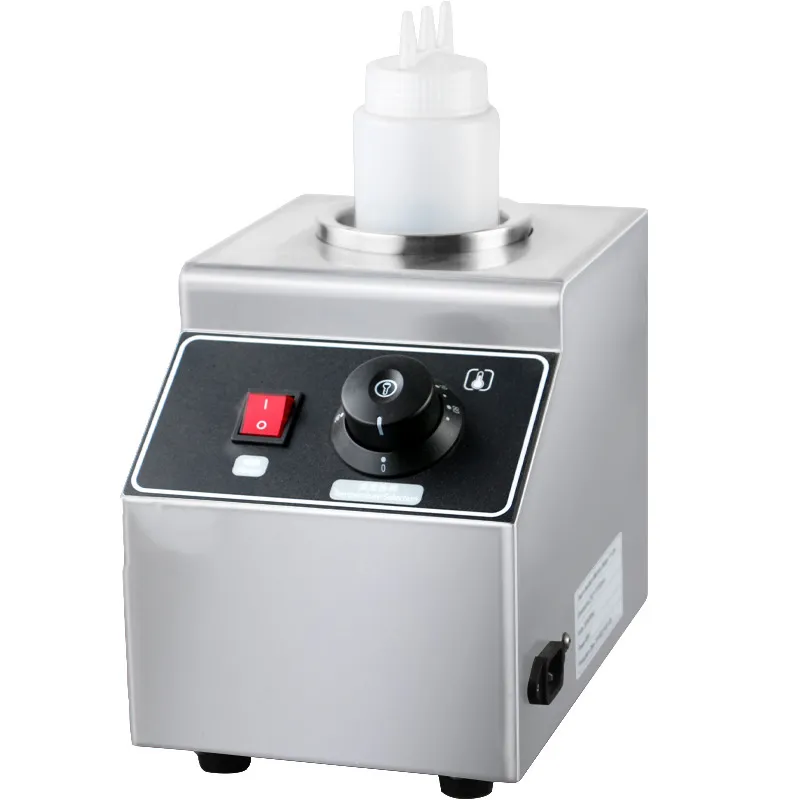 Stainless Steel Butter Sauce Cheese Chocolate Warmer Machine Dispenser Melter Machine 1 /2/3 Bottle Soy Sauce Heater