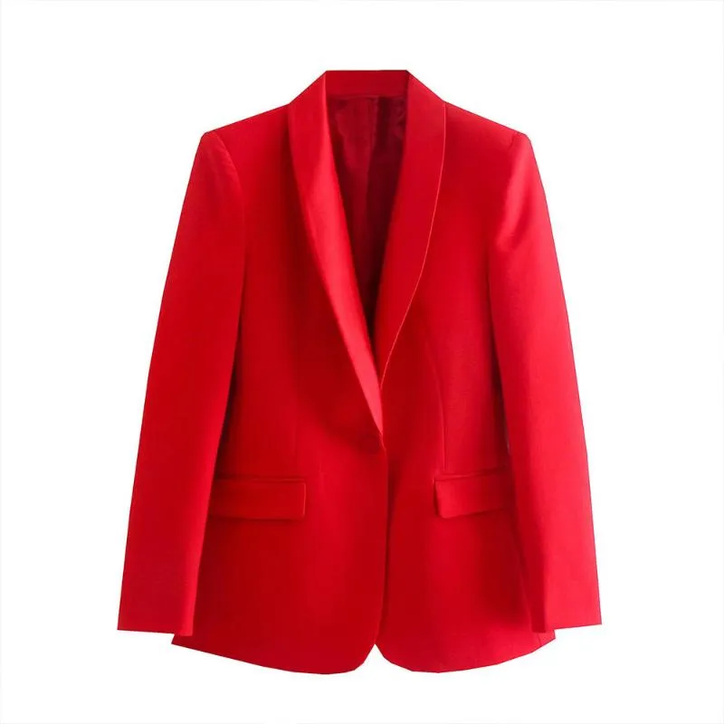 Damespakken Blazers Diyig Vrouw 2021 Herfst Kleding Elegant Casual Slim Fit All-Match Formele Red Suit Jacket