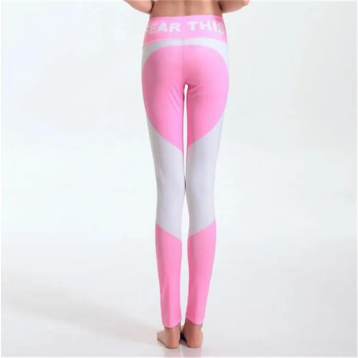 Spor Tayt Kadın Spor Salonu Yüksek Bel Push Up Yoga Kıyafetler Jakarlı Spor Legging Koşu Pantolon Kadın Sıkı Spor Pantolon 42