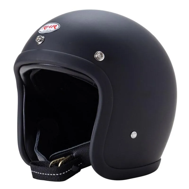 &CO Series Motorcycle Helmet RHR Fiberglass Shell Low Profile And No Mushroom Head Vintage Helmets