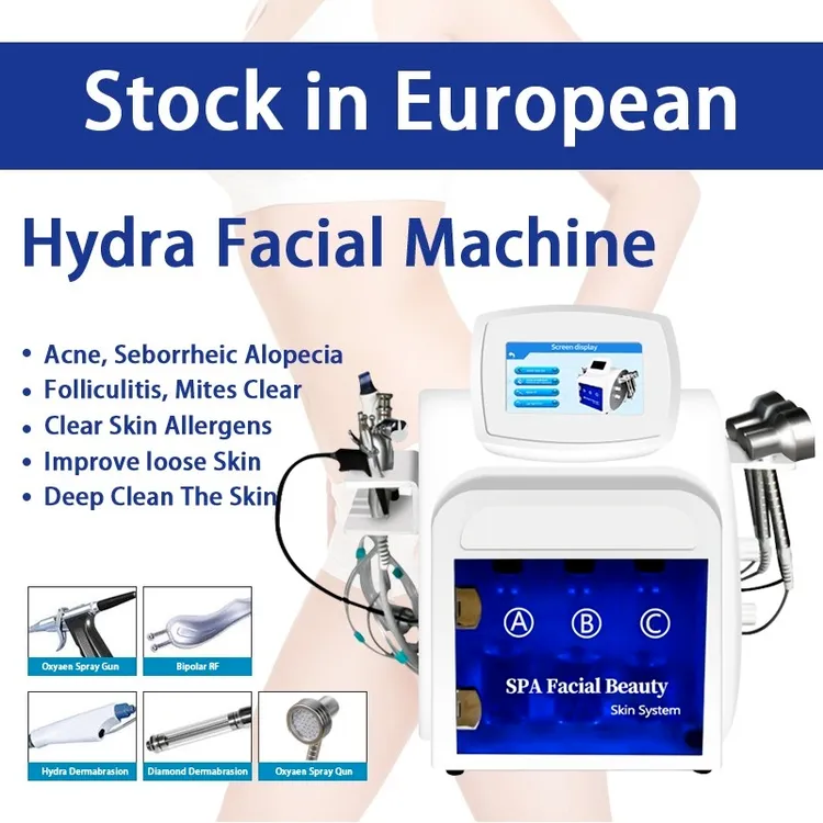 2022 Machine Hydro Facial Microdermabrasion Soins de la peau à ultrasons Rajeunissement Soins de la peau Aqua Peeling device200