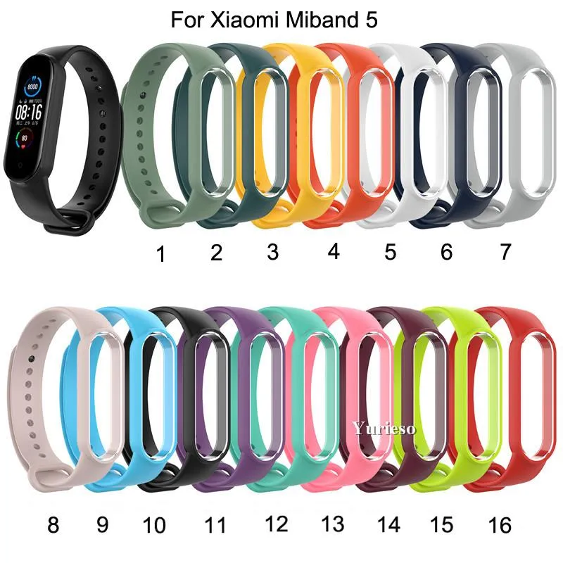 Replacement Accessories Silicone Wrist Strap Colors Watch Band For