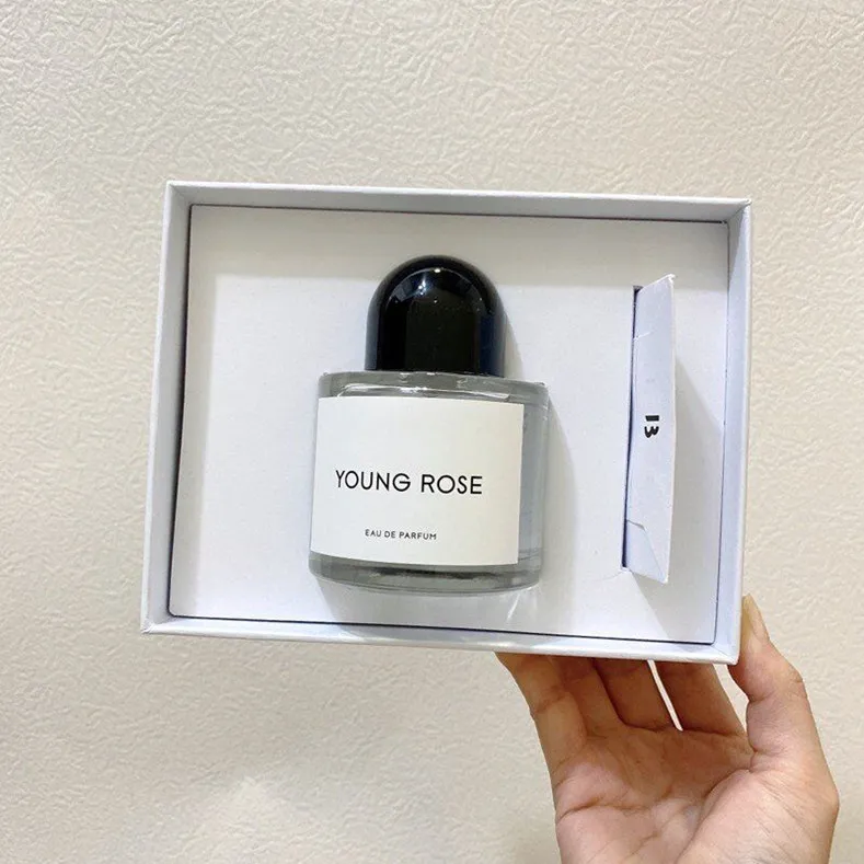 Berömd Byredo Spray Eau de Toilette Unisex Perfume Young Rose 100ml långvarig tid God kvalitet Hög doftfri och snabb leverans