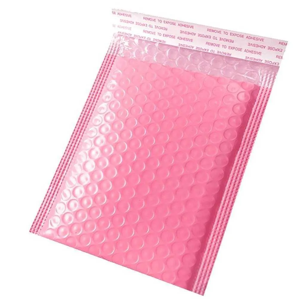 Poly Bubble Envelope Pink Mail Packaging Bags Envelopes Lined Poly Mailer Self Seal Pink Internet Shipping Bags Mailers H jllfQX