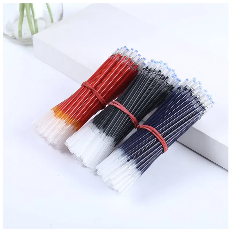 Factory Direct Selling 0,5 mm Zwart Water-gebaseerde Carbon Core Student Stationery Office Supplies Medium Pen Core Groothandel Vullingen