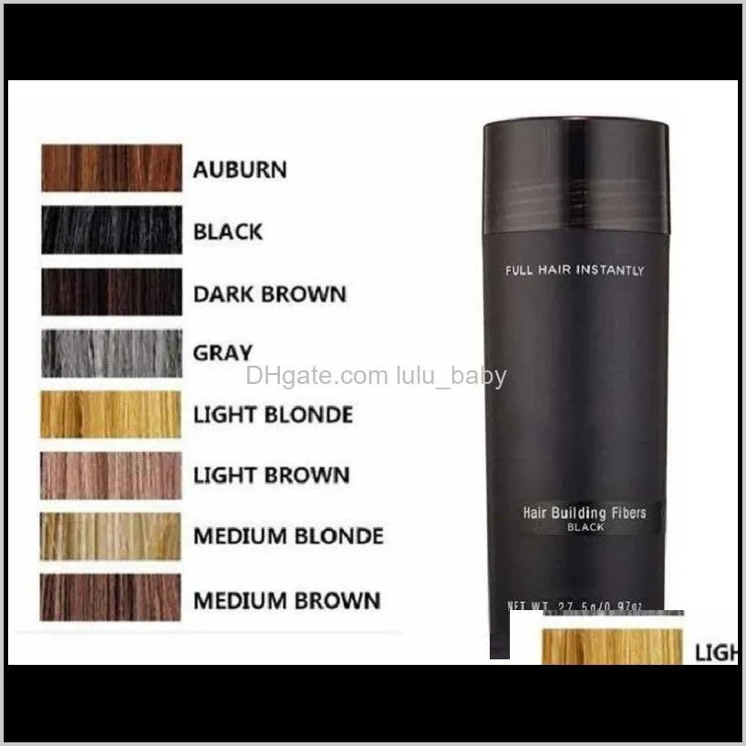 Hair Fiber Keratin Powder Spray Thinning Hair Concealer 10Colors Umllz Slwxu