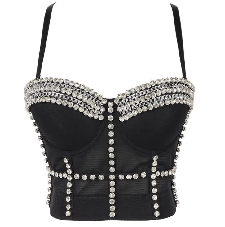 diamond bustier top