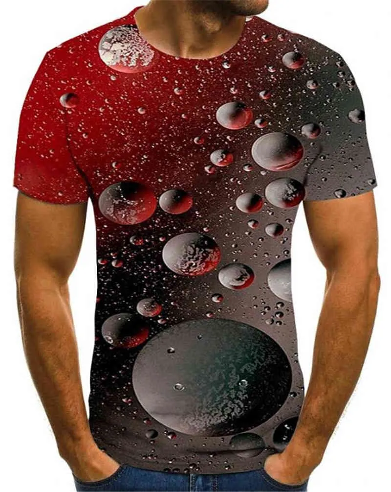 Tshirts Casual O Neck Short Sleeve Visual Art T Shirt New Mens Summer Clothing Mens 3D Designer