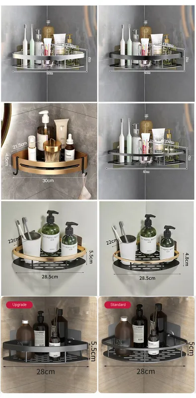 Dropship Shower Corner Shelf Caddy 2 Pack Shower Organizer Corner