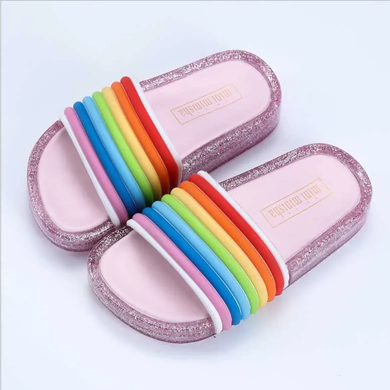 Childrens sales rainbow slippers