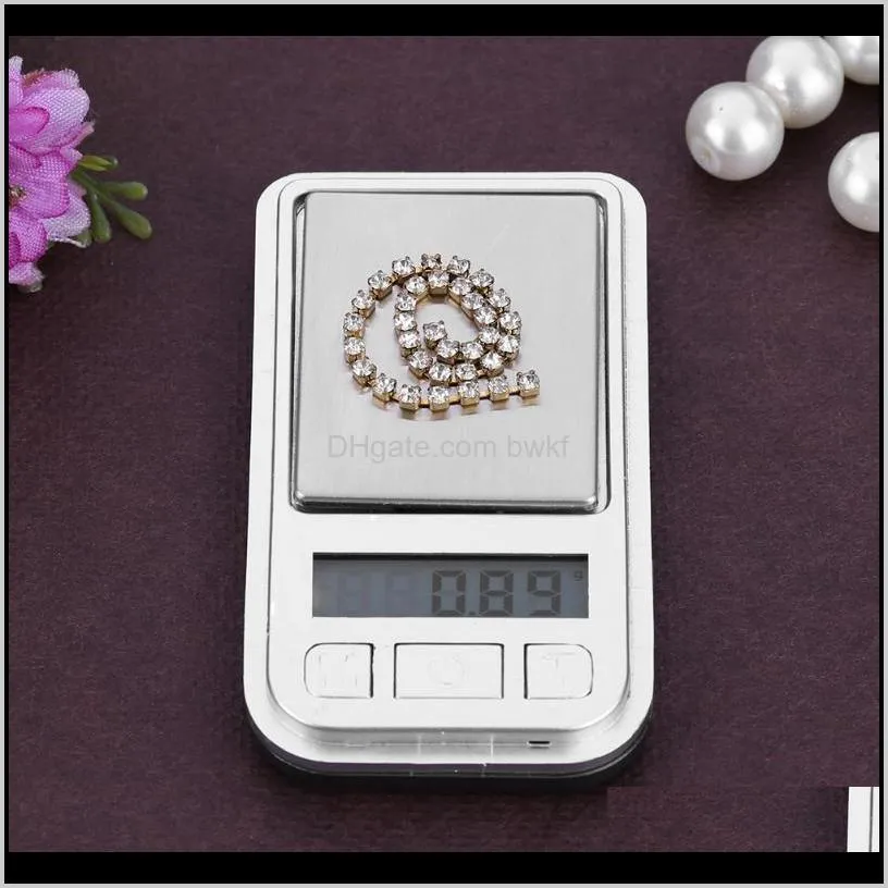 200g/0.01g mini precision digital scale electronic weighing scale 0.01 gram portable kitchen scale for herb jewelry diamond gold