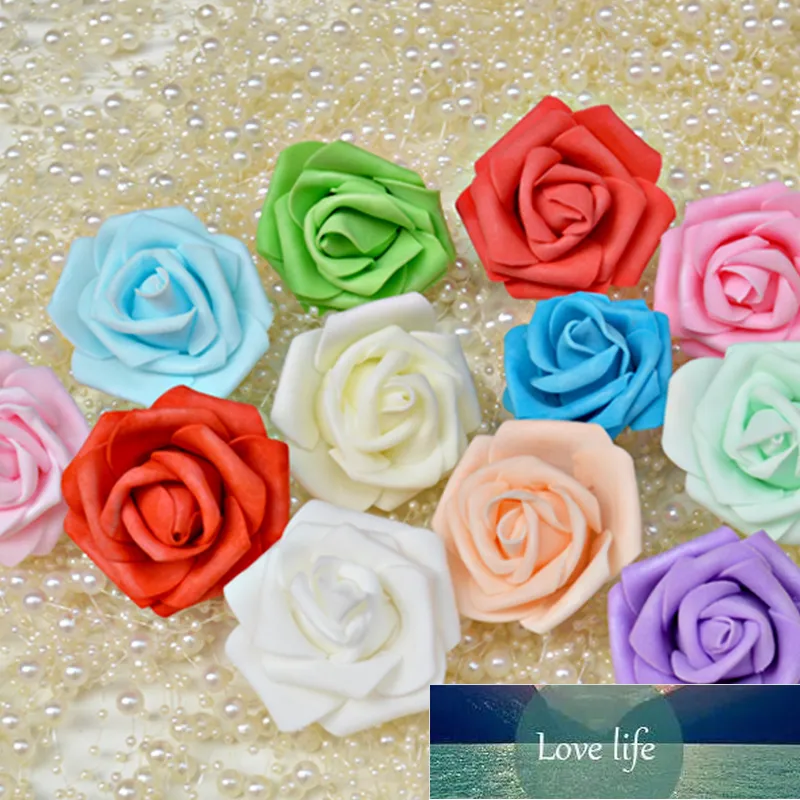 Mode 50pcs jolies fleurs artificielles charmantes PE mousse rose fleurs mariée bouquet maison mariage décor scrapbooking bricolage sup1